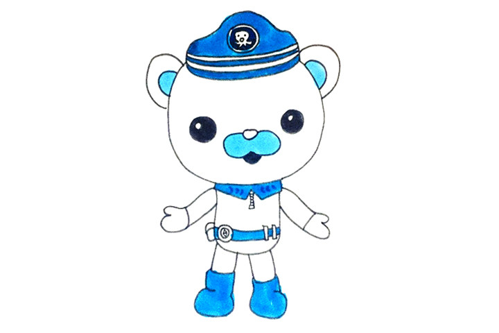 巴克队长怎么画