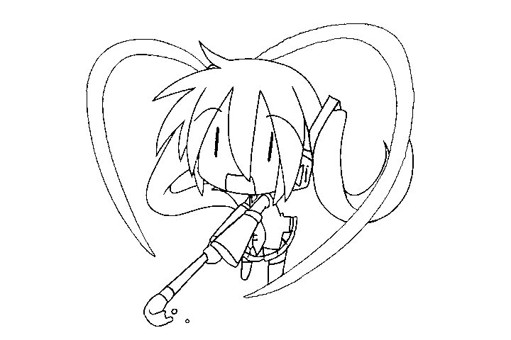 初音未来漫画线稿