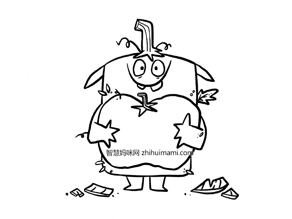 可爱万圣节简笔画怎么画