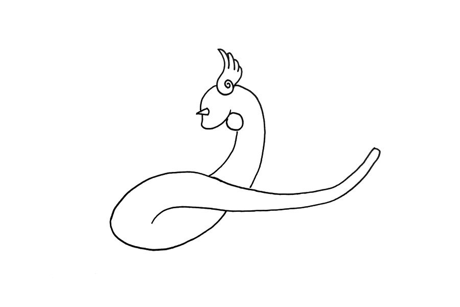 哈克龙简笔画怎么画