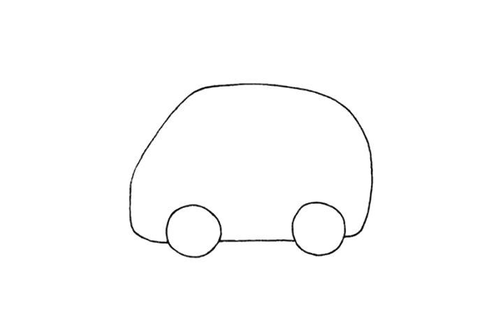 简单四步画胖胖的救护车