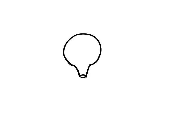 热气球简笔画画法教程