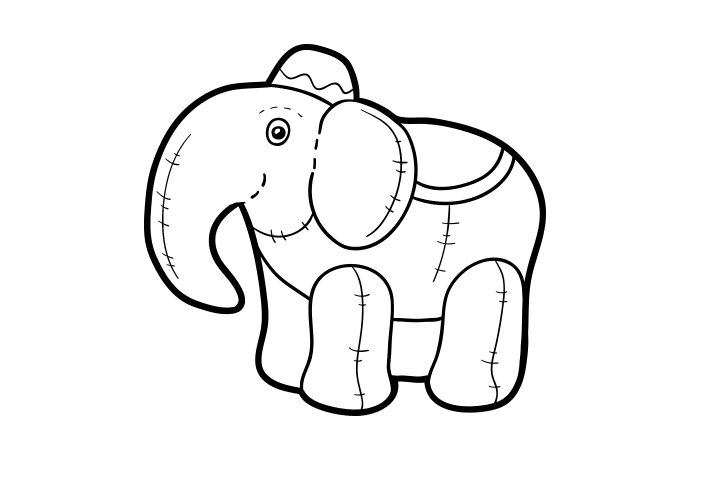 各种毛绒玩具的画法