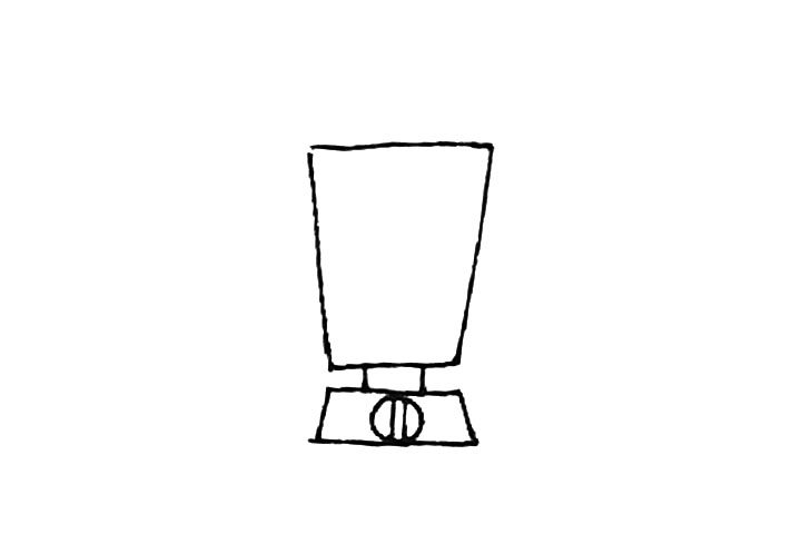 榨汁机简笔画画法步骤