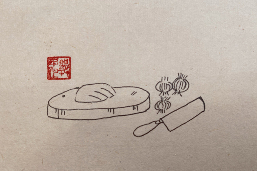 惬意生活简笔画图片