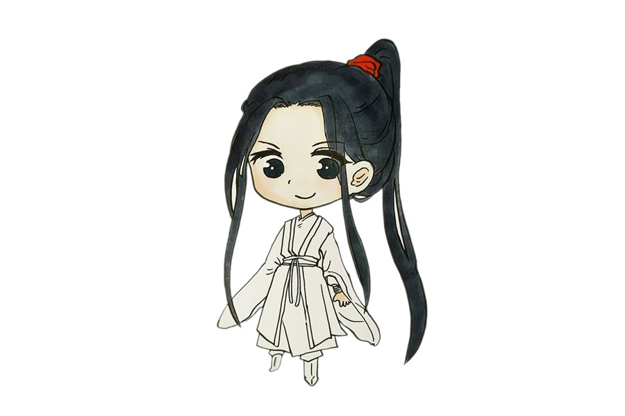 天官赐福花城简笔画