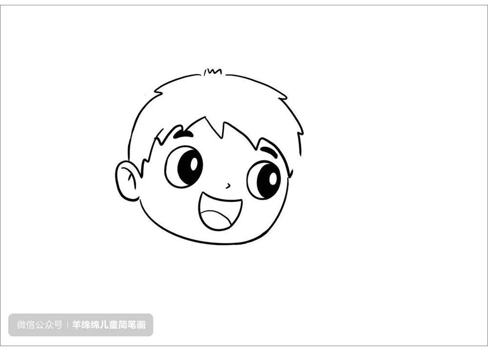 过马路的小朋友简笔画 交通安全主题绘画教程