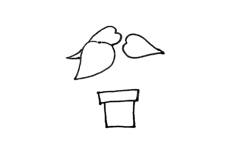 滴水观音简笔画画法步骤
