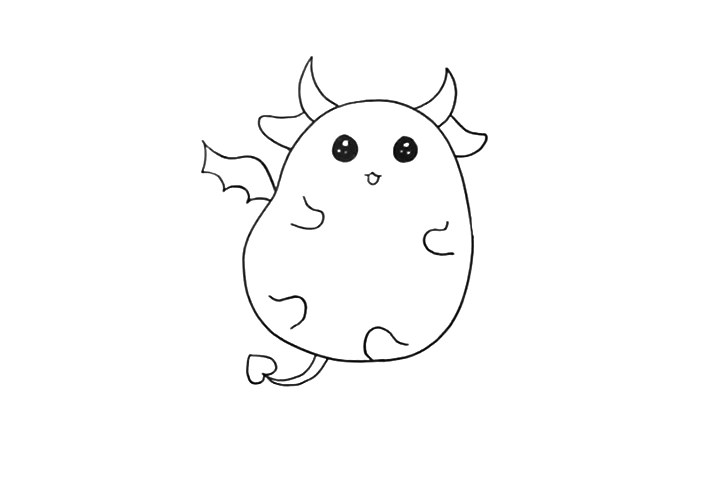 Q版小恶魔怎么画