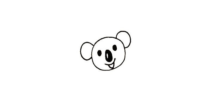 树袋熊简笔画画法步骤