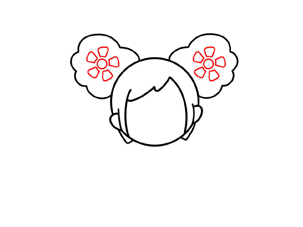 夏安安简笔画画法步骤