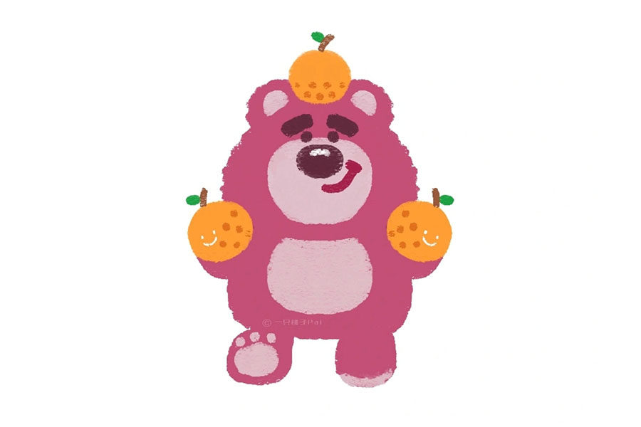 迪士尼新年简笔画
