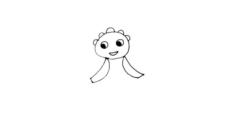 花园宝宝简笔画画法步骤