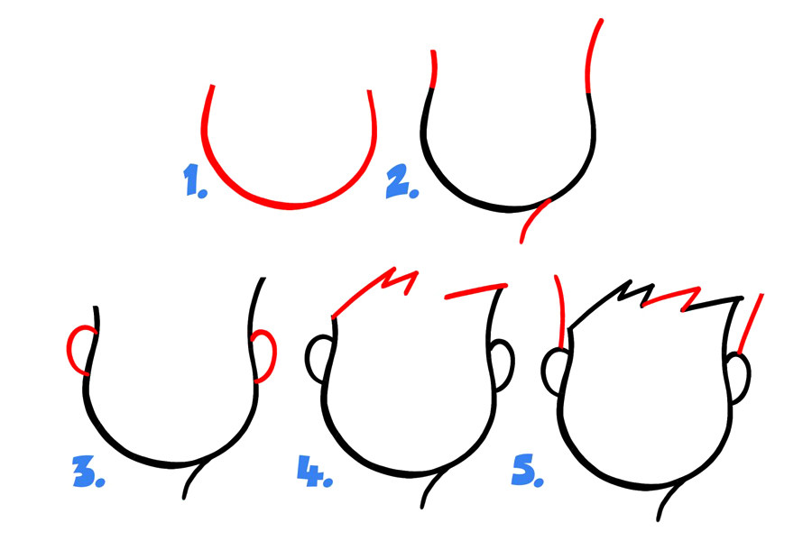 学画卡通面部表情：思考、计算