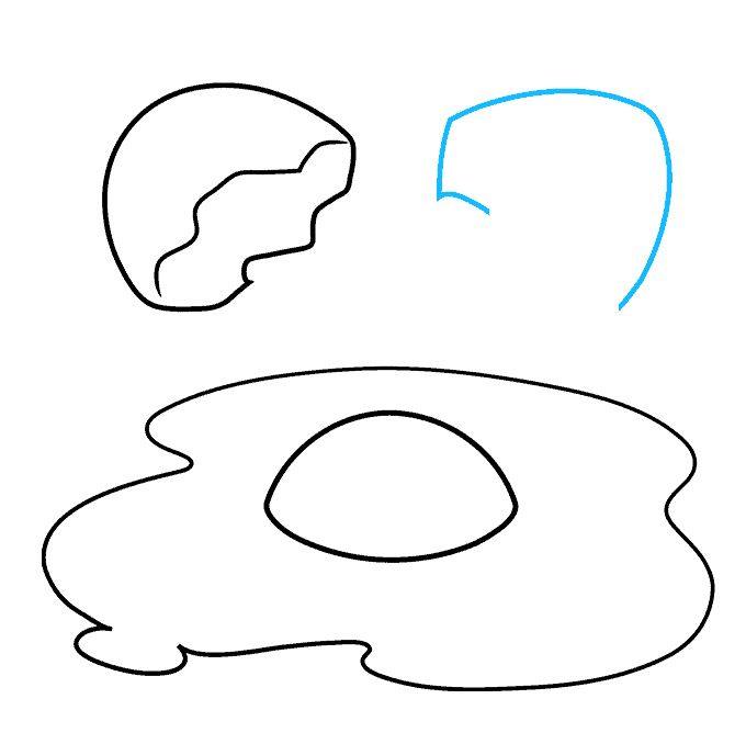 煎蛋怎么画
