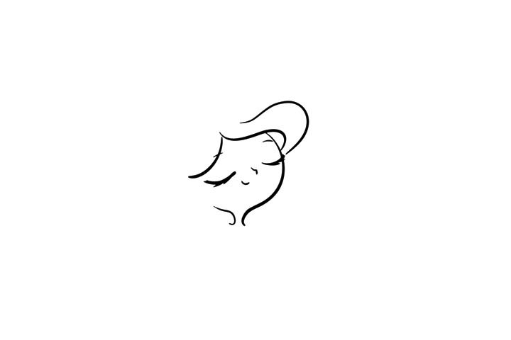 漂亮的美人鱼简笔画画法步骤