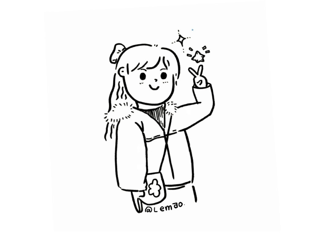 一组人物简笔画小头像