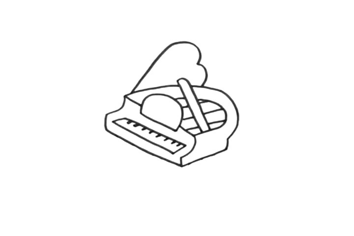 钢琴怎么画