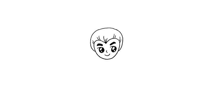 书生简笔画画法步骤