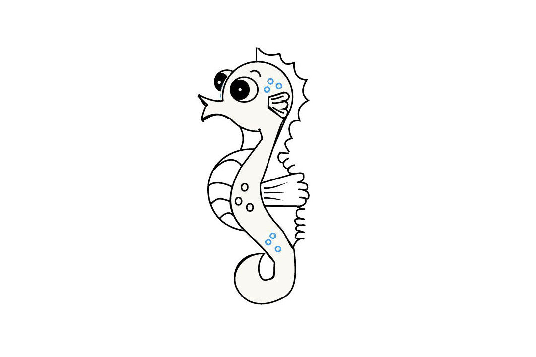 海马怎么画