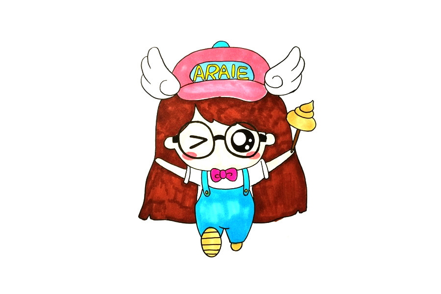 调皮的阿拉蕾怎么画