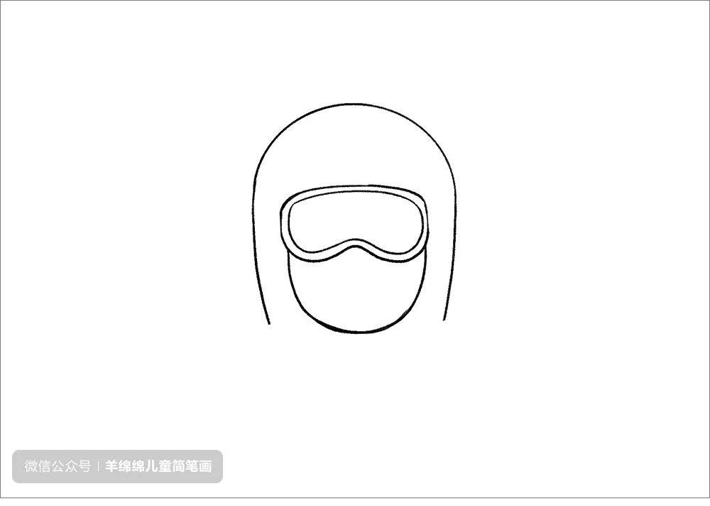致敬英雄抗击疫情主题儿童画 守护城市安全的大白怎么画