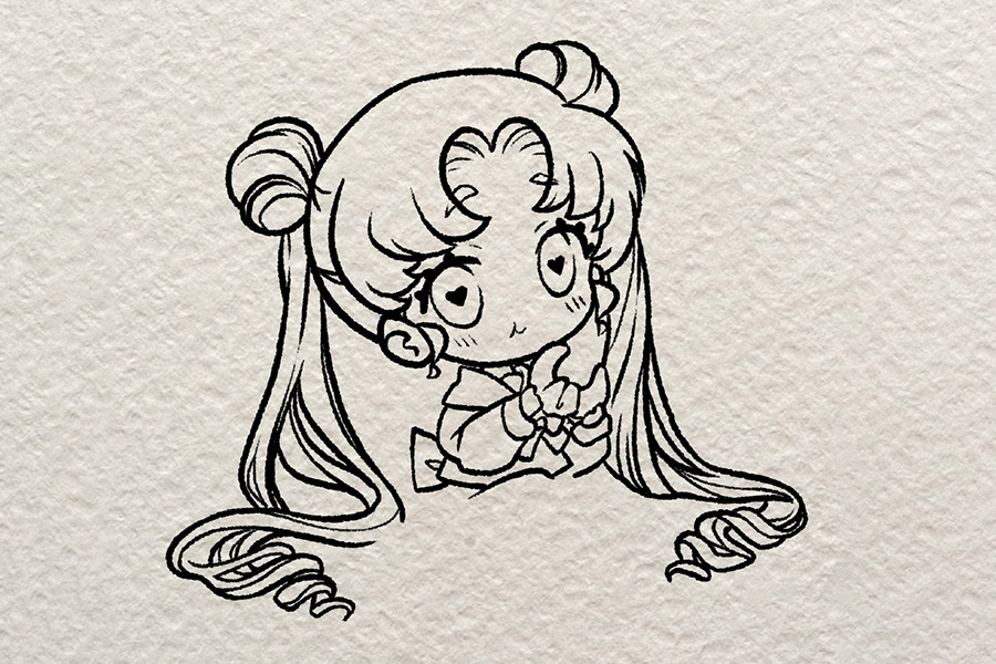 美少女战士简笔画