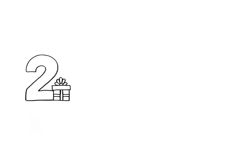 2020艺术字怎么画