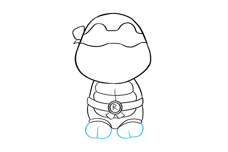 忍者神龟 拉斐尔怎么画