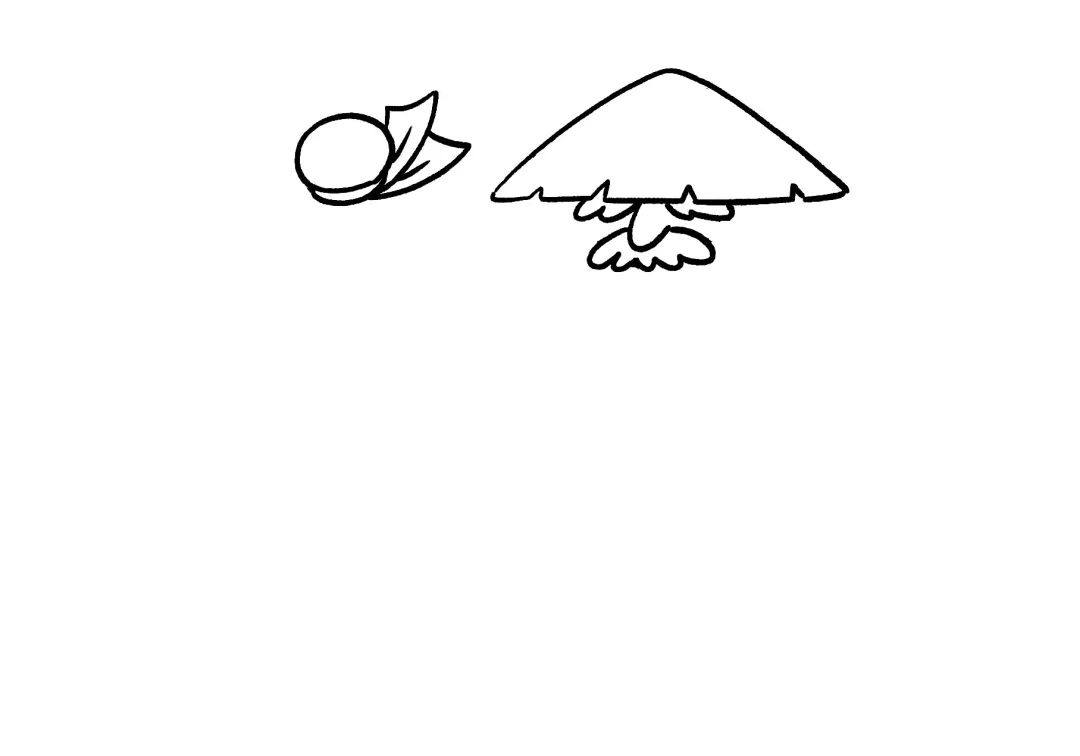 成语故事简笔画 刻舟求剑