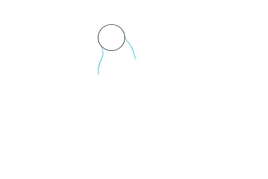 如何画蓝鸦