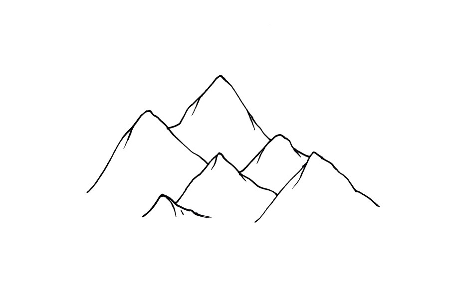 喜马拉雅山怎么画