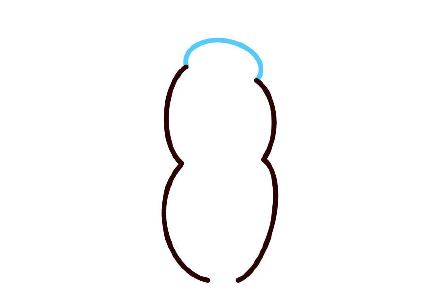 青菜简笔画画法步骤
