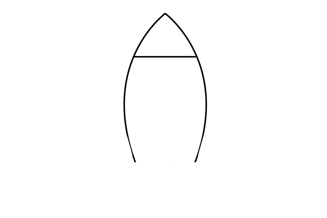 火箭的简单画法