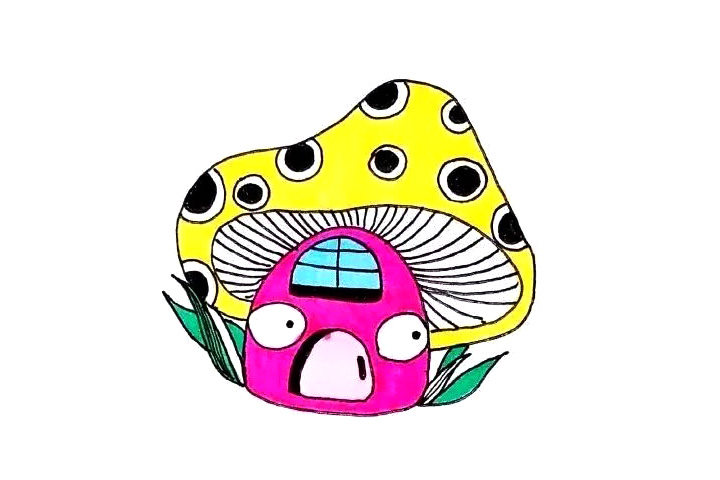 梦幻小房子简笔画图片