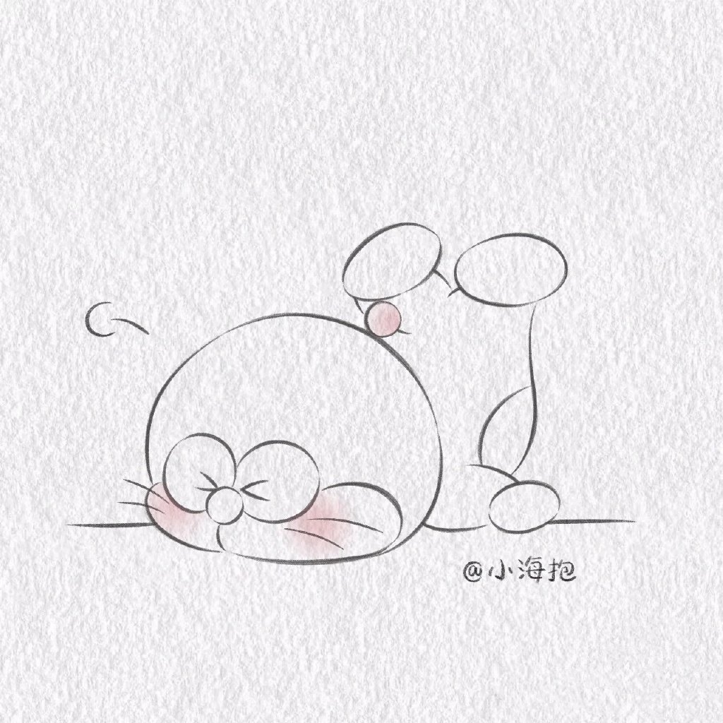 可爱卡通人物头像简笔画图片