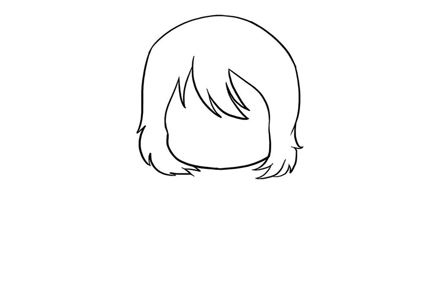 如何画可爱的动漫小女孩