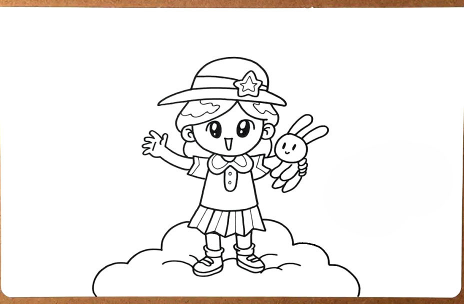 儿童节卡通简笔画画法教程