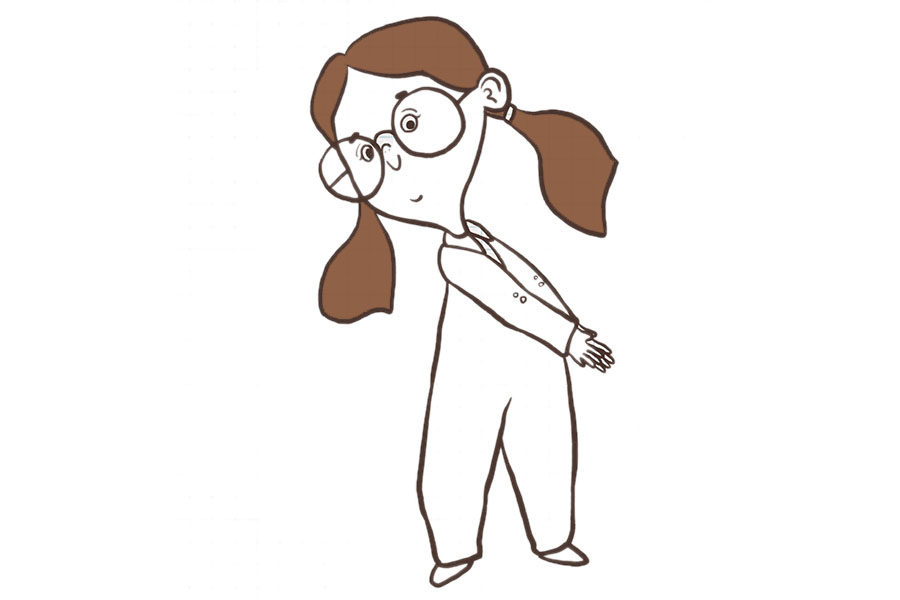 洗手的小女孩怎么画