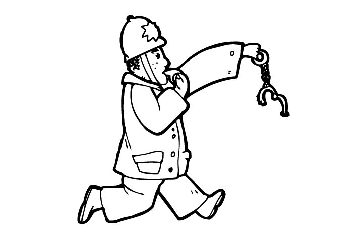 警察叔叔简笔画的画法