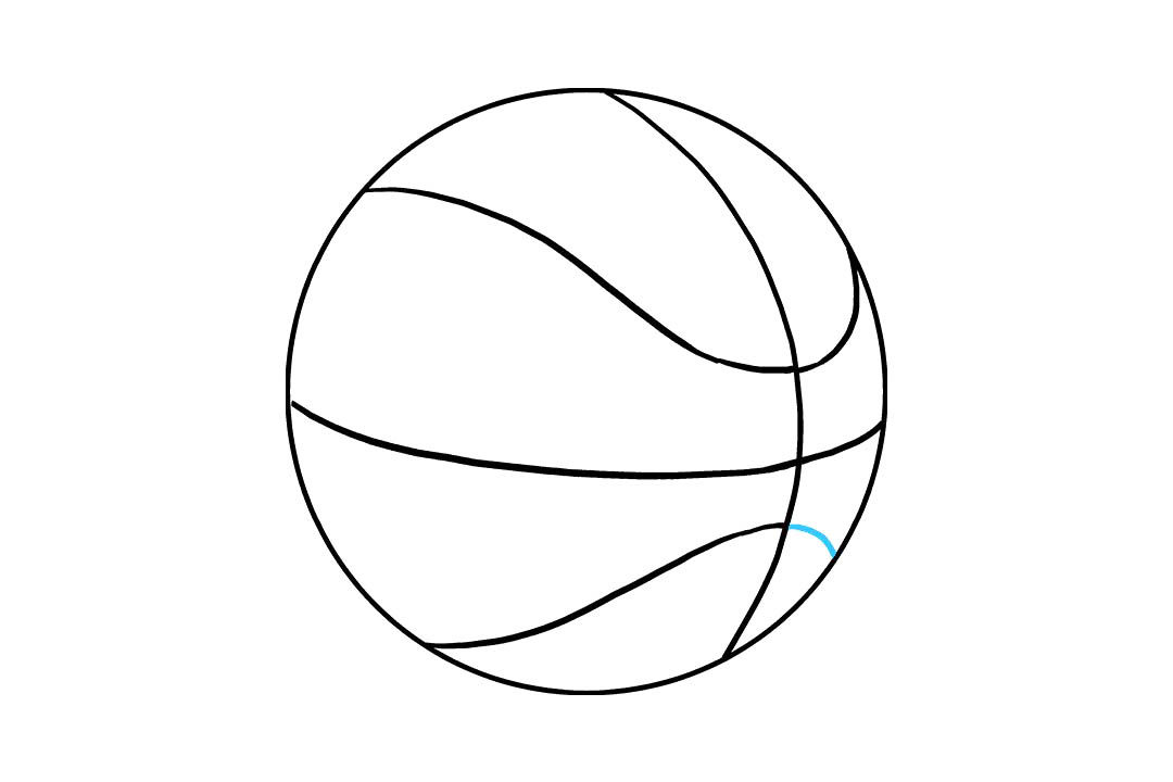 篮球怎么画