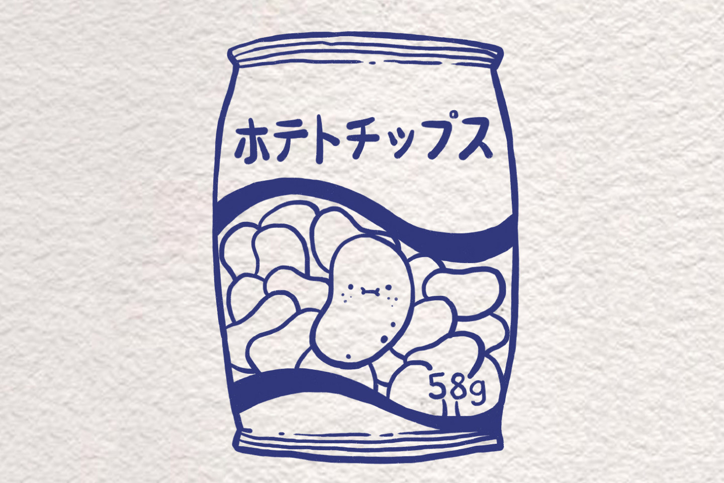 一袋薯片怎么画