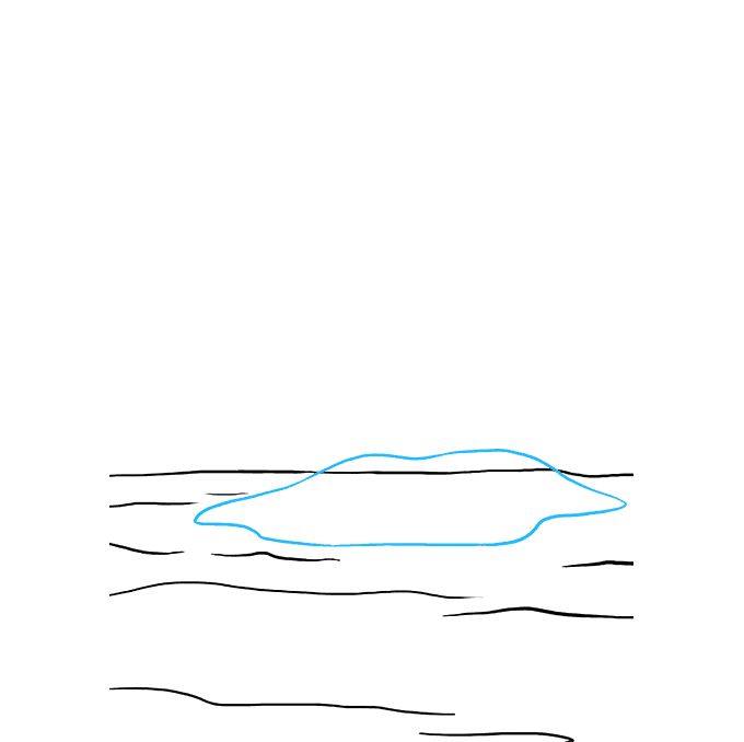 如何画海上的岛屿