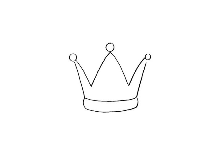 皇冠简笔画教程