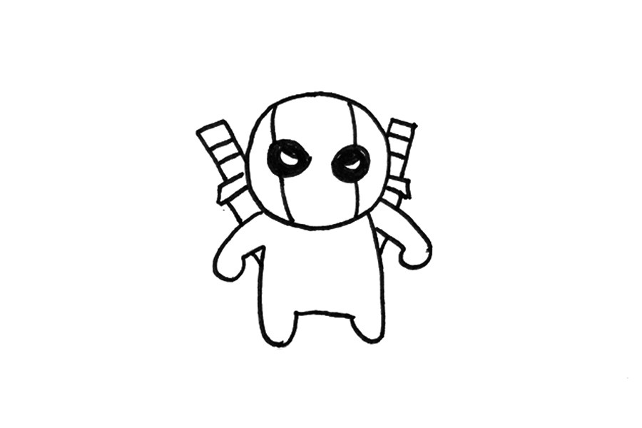 死侍怎么画简单