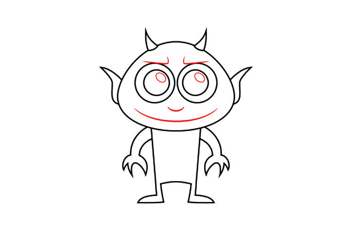 如何画恶魔