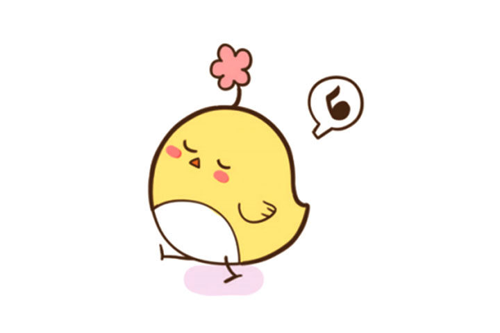 小鸡卡通简笔画