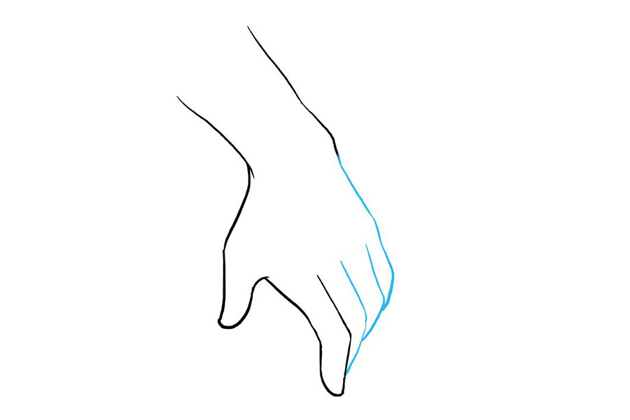 如何画牵手