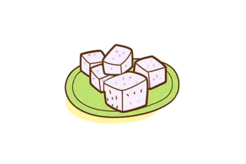 一盘火龙果怎么画