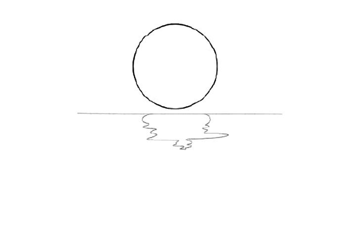 中秋赏月简笔画教程